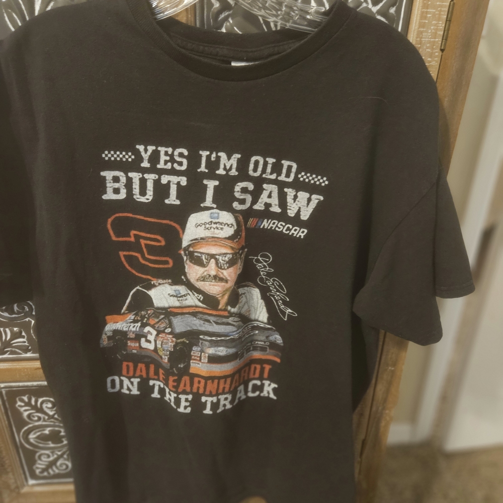 Nascar, 2 Mens Shirts, 1 Ladies Shirt And A Cap.